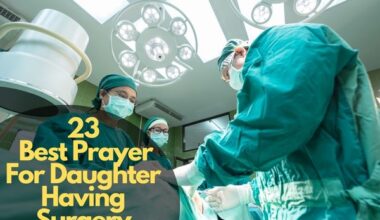 Prayer For Daughter Having Surgery