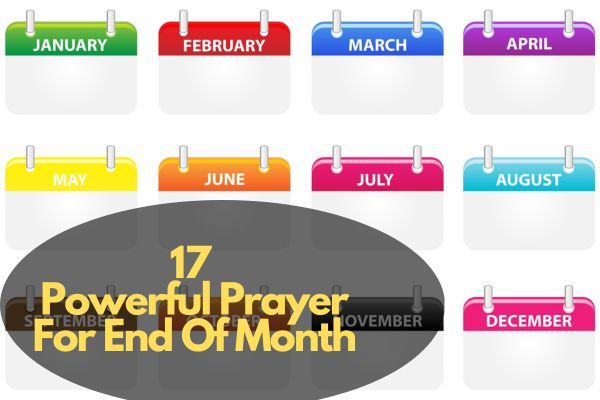 Prayers For End Of The Month