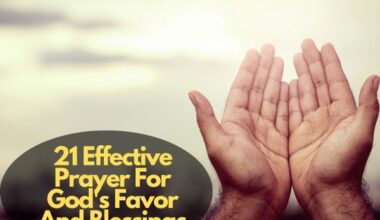 Prayer For God'S Favor And Blessings