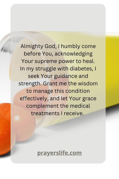 Prayer For Healing Diabetes