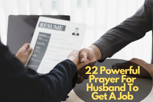 Prayer For Husband To Get A Job