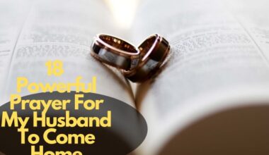 Prayer For My Husband To Come Home