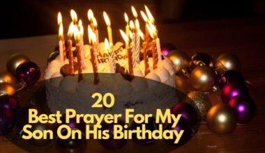 Prayer For My Son On His Birthday