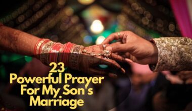 Prayer For My Son'S Marriage