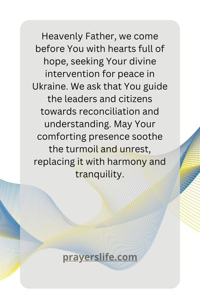 Prayer For Peace In Ukraine Images