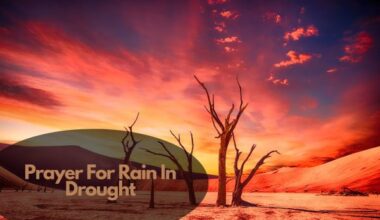 Prayer For Rain In Drought