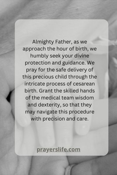 Prayer For Safe Cesarean Delivery
