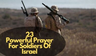 Prayer For Soldiers Of Israel
