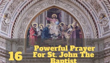 Prayer For St. John The Baptist