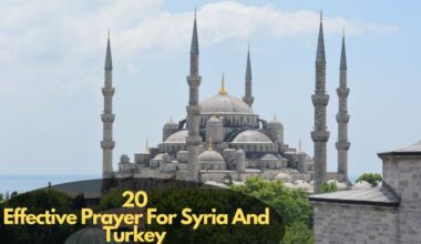 Prayer For Syria And Turkey