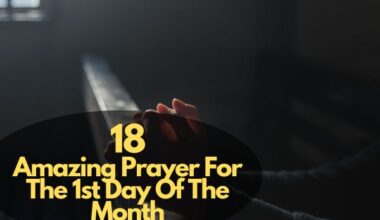 Prayer For The 1St Day Of The Month