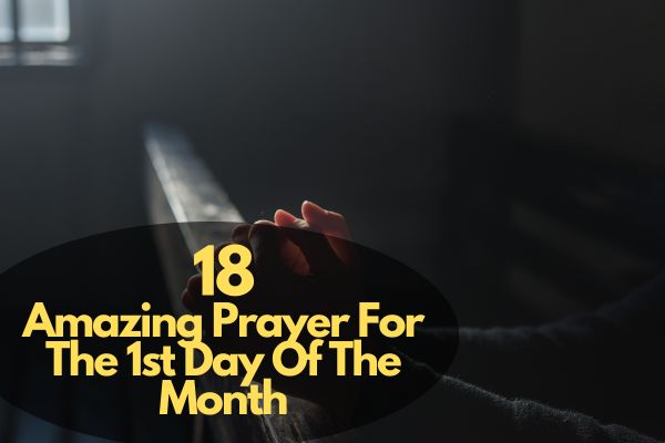 Prayer For The 1St Day Of The Month