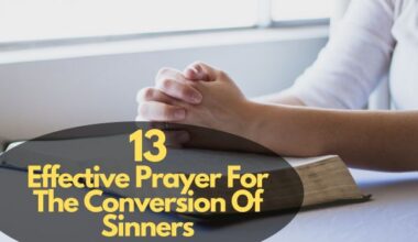 Prayer For The Conversion Of Sinners