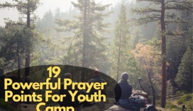 Prayer Points For Youth Camp