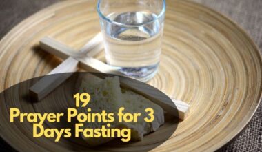 Prayer Points For 3 Days Fasting
