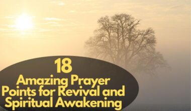 Prayer Points For Revival And Spiritual Awakening