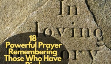 Prayer Remembering Those Who Have Died