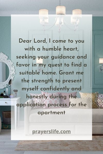 Prayer To Get Approved For An Apartment