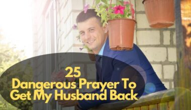 Prayer To Get My Husband Back