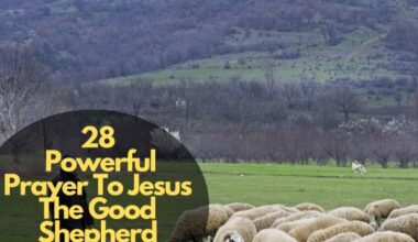 Prayer To Jesus The Good Shepherd
