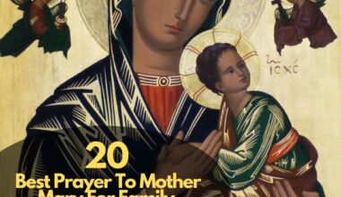 Prayer To Mother Mary For The Family