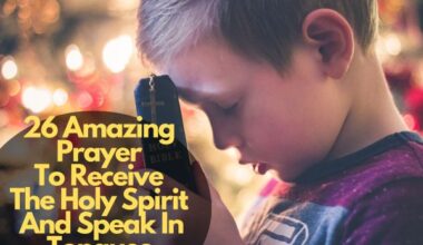 Prayers To Receive The Holy Spirit