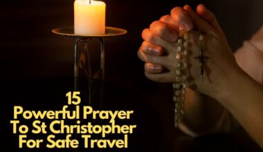 Prayer To St Christopher For Safe Travel