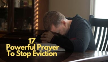 Prayer To Stop Eviction