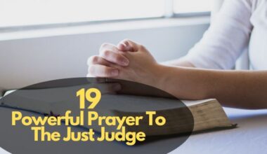 Prayer To The Just Judge