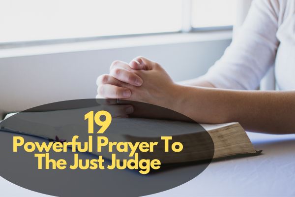 Prayer To The Just Judge