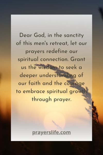 Prayer At Men'S Retreats