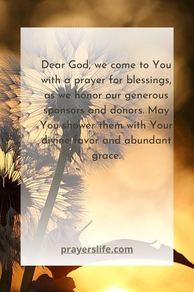 Prayer For Blessings