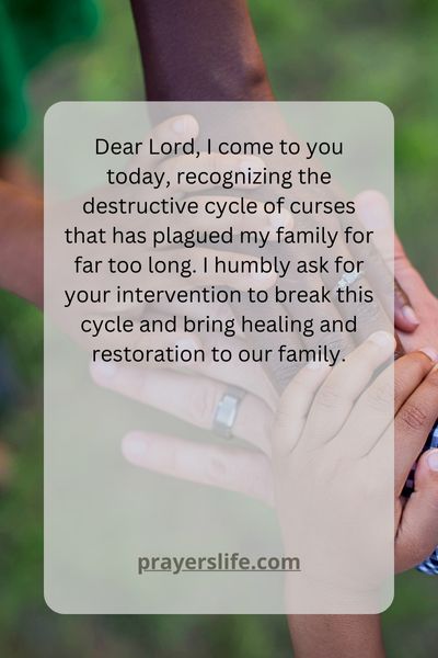Prayer For Breaking The Cycle Of Family Curses