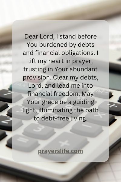 Prayer For Clearing Debts