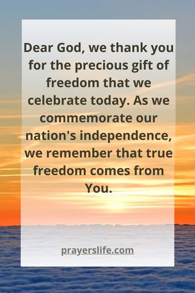 Prayer For Freedom