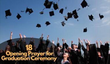 Prayer For Graduation Ceremony