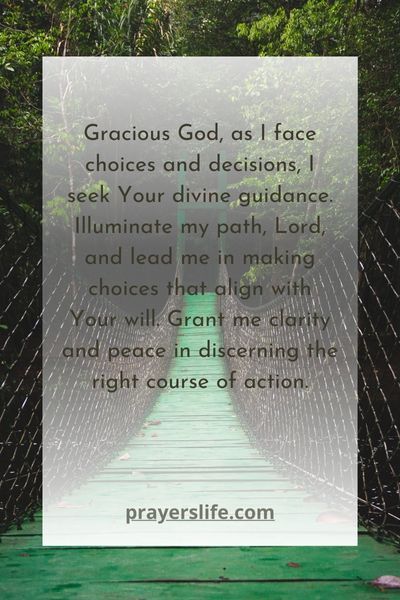 Prayer For Guidance In Decision-Making