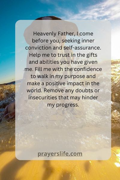 Prayer For Inner Conviction And Self Assurance