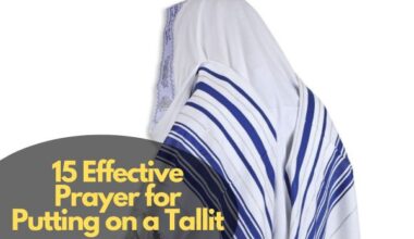 Prayer For Putting On A Tallit