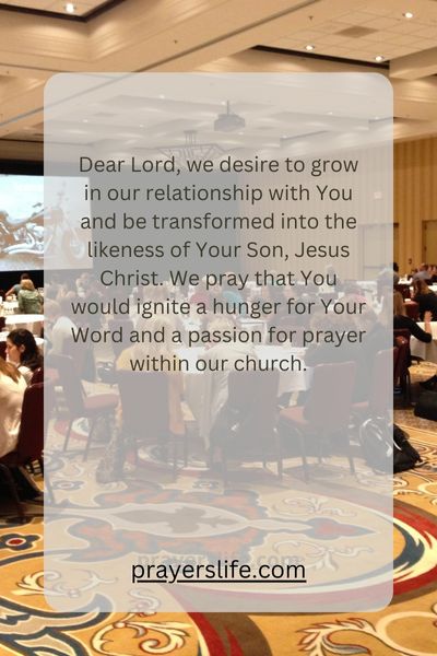 Prayer For Spiritual Growth And Transformation In The Church