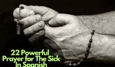 Prayer For The Sick In Spanish