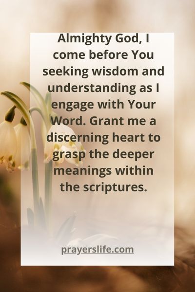 Prayer For Wisdom And Understanding