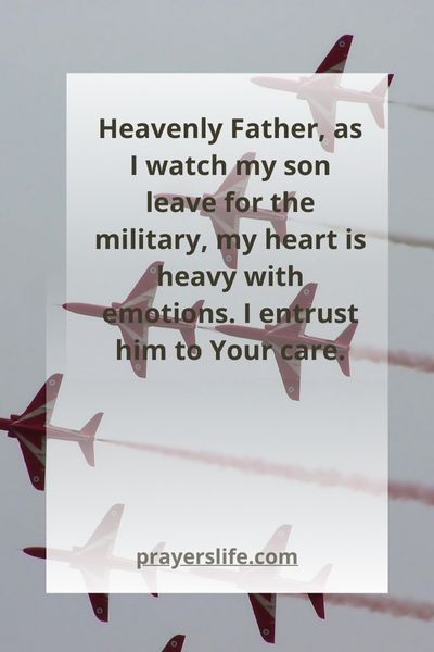 Prayer For A Son'S Military Departure