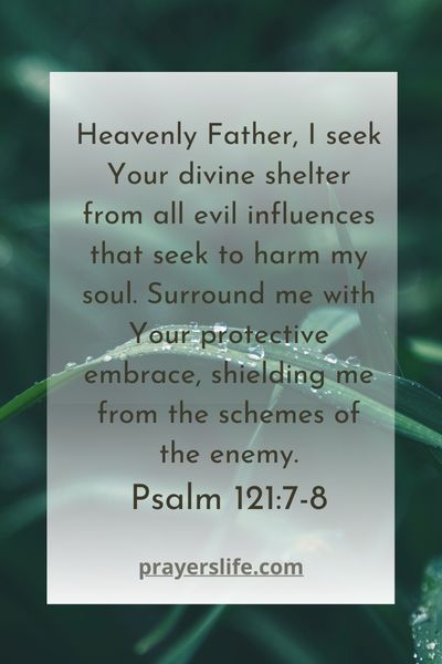 Prayer To Guard Against Evil Influences