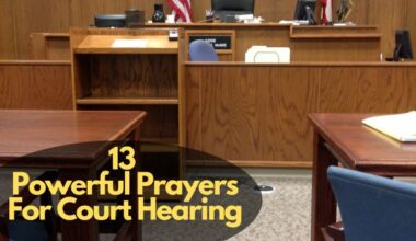 Powerful Prayers For Court Hearing