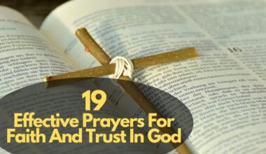 Prayers For Faith And Trust In God