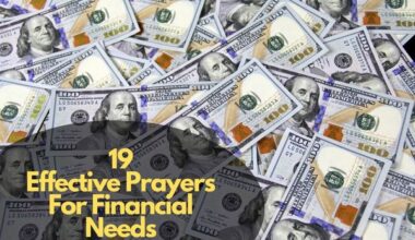 Prayers For Financial Needs