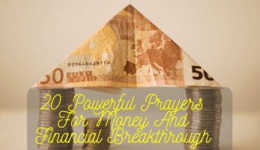 Prayers For Money And Financial Breakthrough