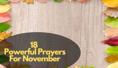 Amazing November Prayers