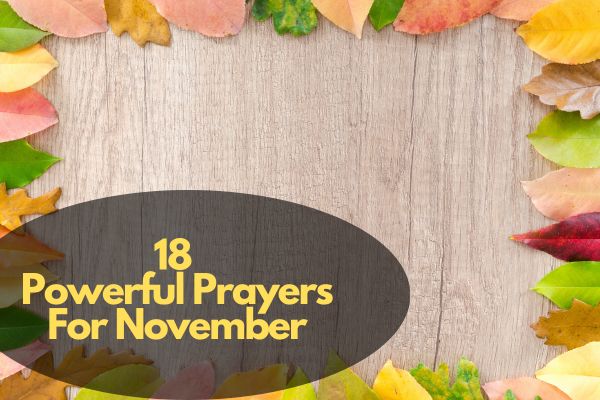 Prayers For November